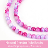 DICOSMETIC 2 Strands Natural Persian Jade Beads Strands G-DC0001-09-4