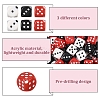 60Pcs 3 Colors Acrylic Beads OACR-YW0003-97-4