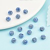 Polymer Clay Rhinestone Beads RB-H284-6MM-Half-2-5