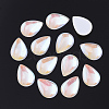 Transparent K9 Glass Cabochons GGLA-S049-6x8-001MI-2