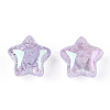 Transparent Crackle Acrylic Beads TACR-S148-03E-2