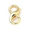 Brass Double Opening Lobster Claw Clasps KK-G416-53G-1