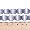 Dyed Natural Selenite Beads Strands G-T138-232B-4