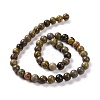 Natural Dendritic Jasper Beads Strands G-H1632-8MM-2