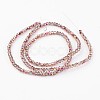 Electroplate Glass Bead Strands X-EGLA-G014-2mm-HP-D03-1