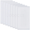 8Sheets 2 Styles EVA Self-adhesive Stickers STIC-GF0001-41-1