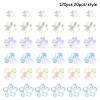 120Pcs 6 Styles Mixed Styles Acrylic Bead Caps SACR-YW0001-65-2