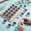 24Pcs Self-adhesive ABS Towel Storage Hook AJEW-GO0004-96-3