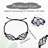 Adjustable Braided Nylon Cord Macrame Pouch Bracelet Making AJEW-SW00013-15-2