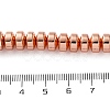 Electroplated Synthetic Non-magnetic Hematite Beads Strands G-C248-A01-5x8mm-02-4