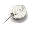 Round Glass Brooches FIND-Q096-01G-2