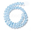 Transparent Glass Beads Strand GLAA-F112-01F-3