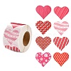 Valentine's Day Theme Paper Gift Tag Stickers X-DIY-C007-01F-1