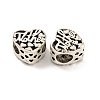 Mother's Day Rack Plating Alloy European Beads FIND-B034-31AS-2