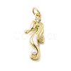 Brass Micro Pave Cubic Zirconia Pendants KK-A278-04G-03-1