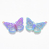Ion Plating(IP) 304 Stainless Steel Filigree Pendants STAS-R102-06-2