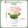 1Pc Hand Knitted Potted Plants Crochet Flower DJEW-SC0001-15E-2