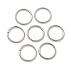 Tarnish Resistant 304 Stainless Steel Open Jump Rings STAS-J013-14xx1.2mm-01-1