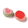 Fruits Theme Transparent Resin Cabochons RESI-G121-01-2