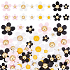 64Pcs 16 Style Acrylic Cabochons SACR-PH0002-15-1