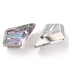 Embossed Glass Rhinestone Pendants GLAA-J101-01B-001VL-3