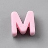 Acrylic European Beads OACR-WH0050-09M-1