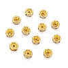 Brass Rhinestone Spacer Beads RB-A014-Z5mm-01G-1