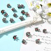 18Pcs 6 Styles Tibetan Style Alloy Beads FIND-CJ0005-74-5