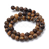Natural Tiger Eye Round Bead Strands G-T055-10mm-04-2