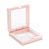 Square Transparent PE Thin Film Suspension Jewelry Display Box CON-D009-01B-04-3