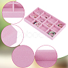 2Pcs 12 Grids Rectangle Velvet Display Trays ODIS-SP0001-18A-6