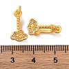 Brass Ice Pick Pinch Bails KK-S403-20MG-01-3