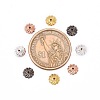 Brass Flower Bead Caps X-KK-O043-02-2
