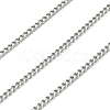 316L Surgical Stainless Steel Curb Chains CHS-H115-01B-P-1