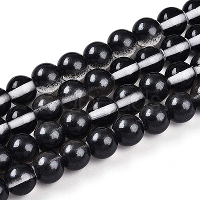 Baking Paint Transparent Glass Beads X1-DGLA-N011-8mm-10-1