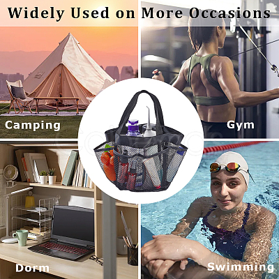 Rectangle Polyester Sandbeach Tote Bags ABAG-WH20014-01-1
