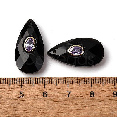 Natural Mixed Gemstone Pendants G-P586-01G-M-1