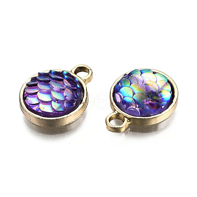 Alloy Resin Charms PALLOY-T056-24C-1