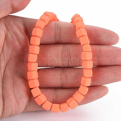 Handmade Polymer Clay Beads Strands X-CLAY-T020-09G-1