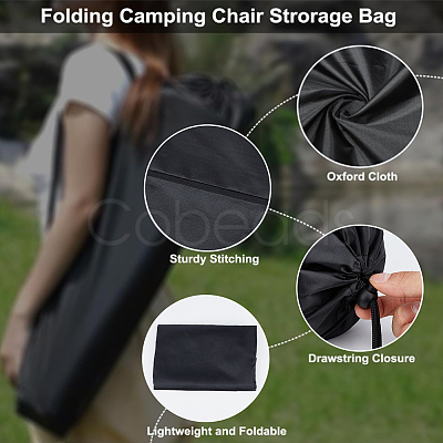 Polyester Bracket Storage Drawstring Bags ABAG-WH0038-37A-1