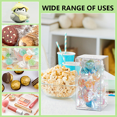 Rectangle PVC Packaging Boxes LS-CON-WH0099-30A-1