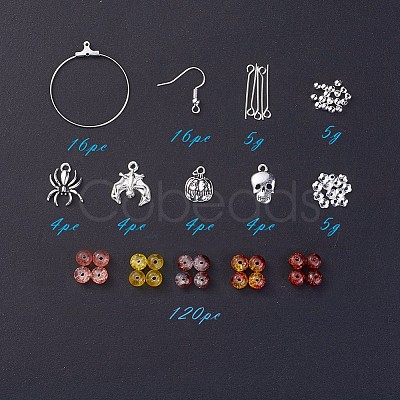 DIY Halloween Style Earring Making DIY-X0098-97-1