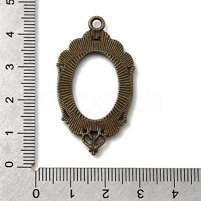 Vintage Tibetan Style Alloy Pendant Cabochon Bezel Open Back Settings LS-TIBEP-M018-40AB-NF-1