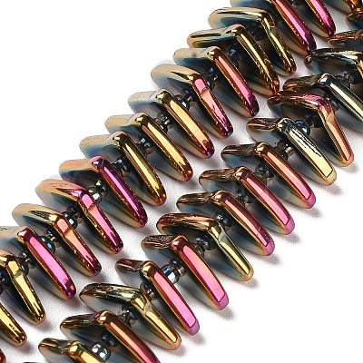 Electroplate Glass Beads Strands GLAA-K061-04A-FB01-1