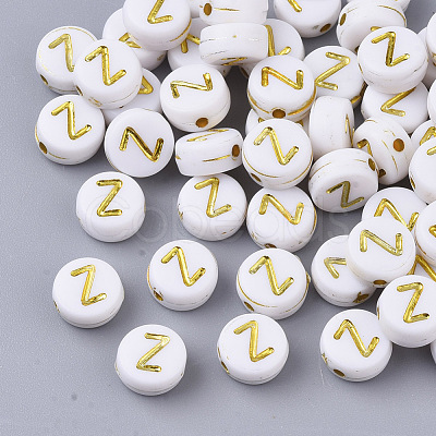 Plating Acrylic Beads X-PACR-R242-01Z-1