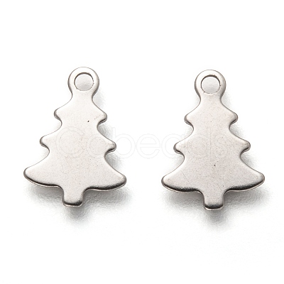Non-Tarnish Christmas 201 Stainless Steel Charms STAS-C017-03B-P-1