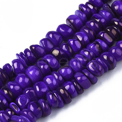 Natural Trochid Shell/Trochus Shell Beads Strands SHEL-S258-081-B02-1