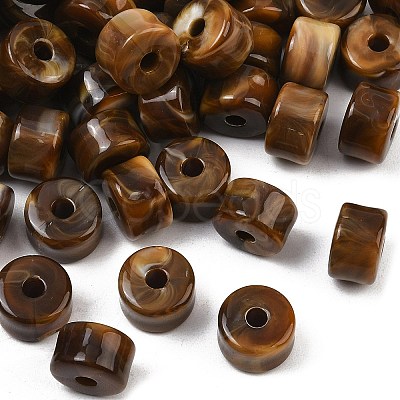 Opaque Acrylic Imitation Gemstone Beads AC-CBA3EFE-02N-1