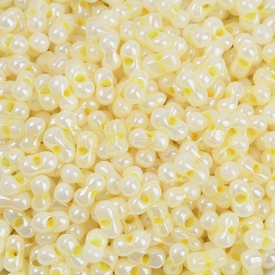 Opaque Colours Luster Glass Seed Beads X1-SEED-K010-04H-1