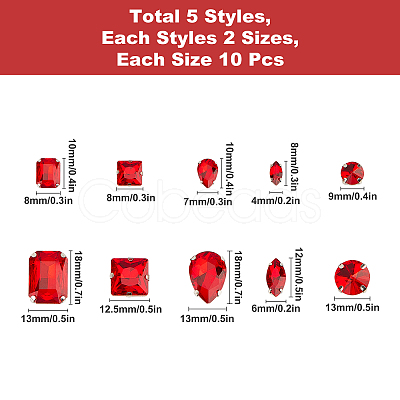 Sew on Rhinestone RGLA-GF0001-002C-1